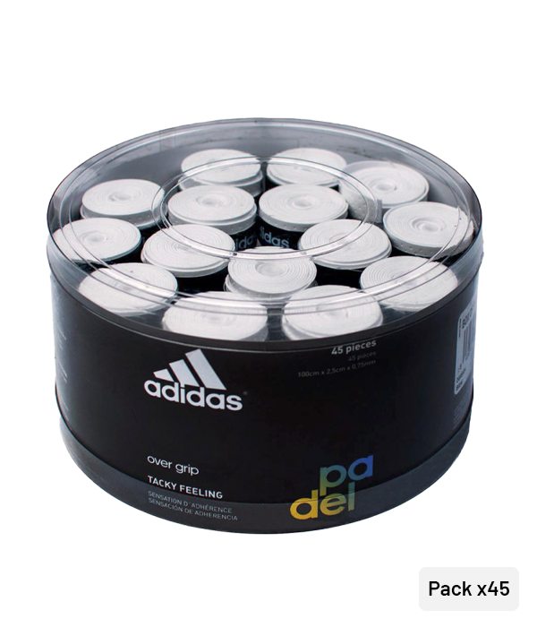 Tambor Overgrips Adidas Perforado Blanco (x45)