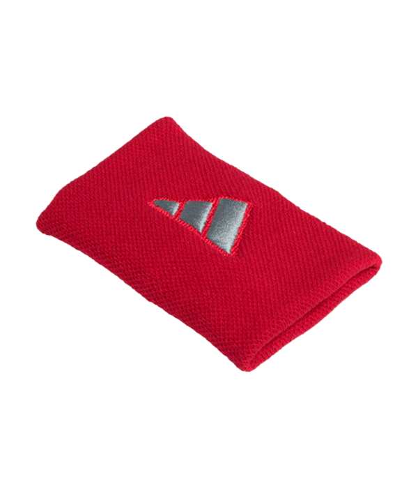 Muñequera Adidas Largas Rojo (Pack x2)